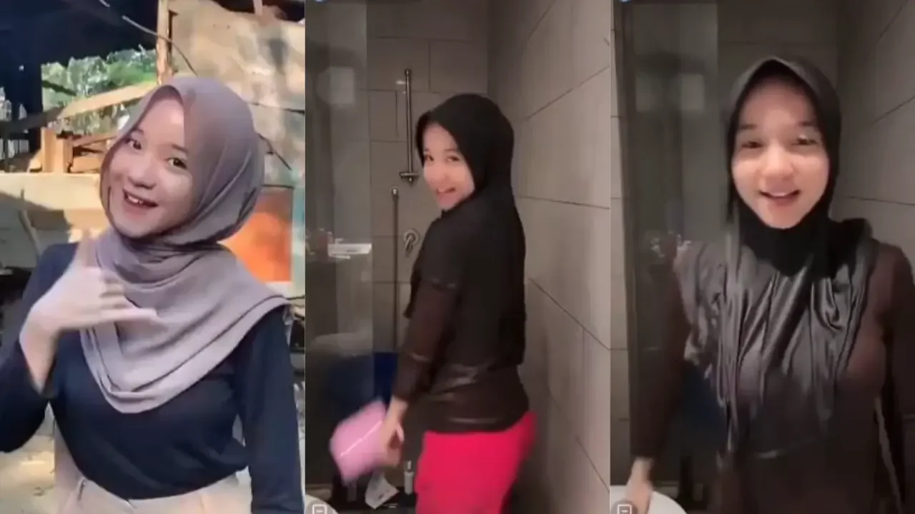 Cewek Tiktokers heyhest Blunder Mandi Anu Basah Viral...